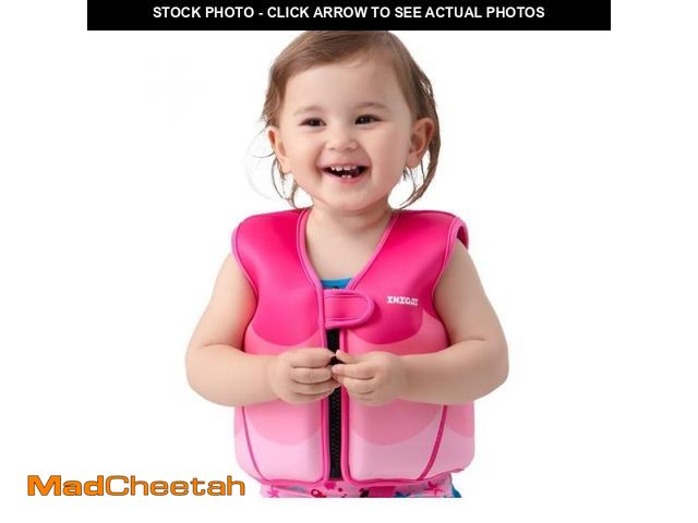 Lot 74-12437566 - INIGGII Toddler Swim Vest, Swim Jacket for Kids, Infant Swim Trainer Vest for 20-28 lbs (Age 18 Mont...