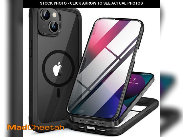 Lot 74-13545992 - Miracase Magnetic Case for iPhone 13 Mini 5.4 Inch,with MagSafe,Built in Screen Protector,Full Body ...