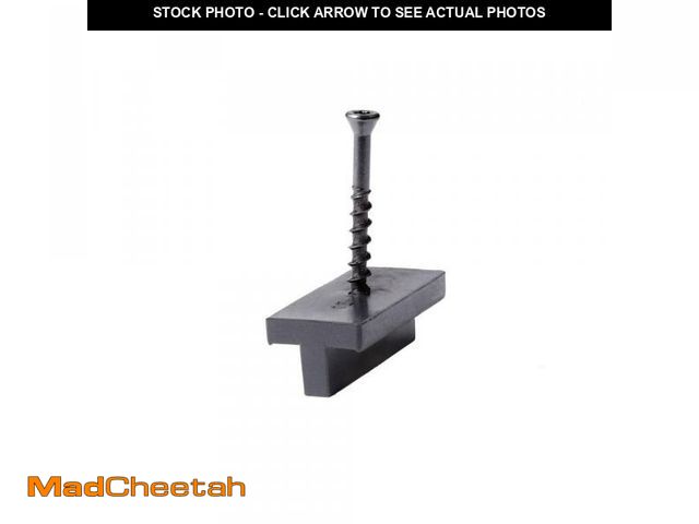Lot 74-12532933 - NewTechWood UltraShield Plastic T Clip Hidden Fastener (90-Pieces/Covers 50 sq. ft.) - UNUSED