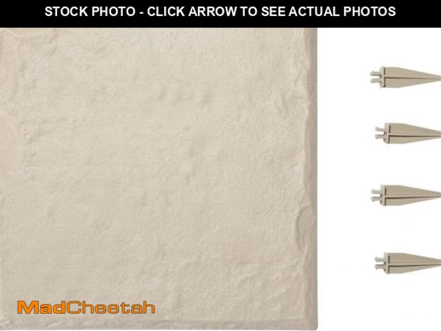 Lot 74-12137349 - VEVOR Garden Stepping Stones, 16Pcs 15.5 x 15.5 in, Decorative Stepping Stones with Stakes, Weather-...