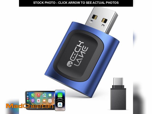 Lot 74-13956925 - 2026 Upgraded 2-in-1 Wireless CarPlay Adapter &amp; Android Auto Wireless Adapter, Bluetooth Car Ada...