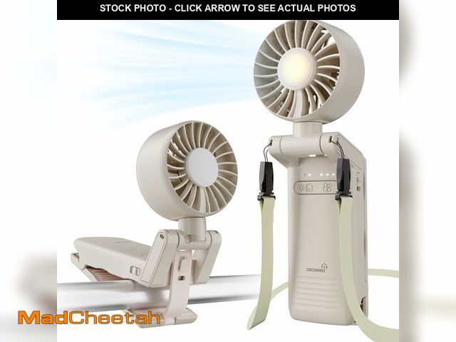 Lot 74-14267816 - GROWNSY Portable Stroller Fan with Clip | Foldable Baby Fan for Car Seat | Small Handheld Fan with S...