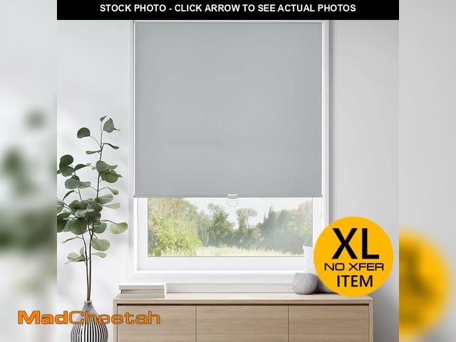 Lot 74-10699574 - ChrisDowa Custom Cordless Free-Stop 100% Blackout Blinds for Windows, Roller Windows Shades with The...