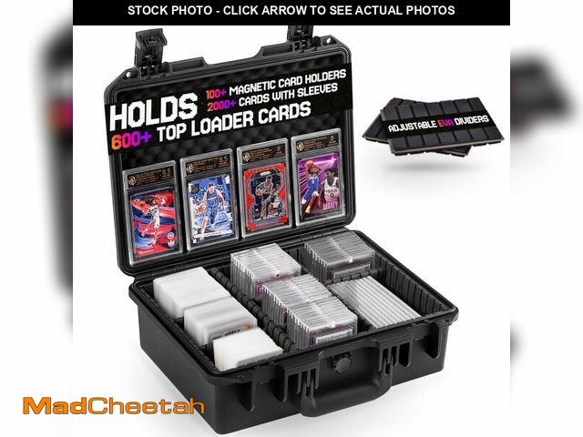 Lot 74-14207182 - Card Case for Sport Cards Storage, Graded Trading Card Storage Box for 3" x 4" 35pt Rigid Card Sleev...