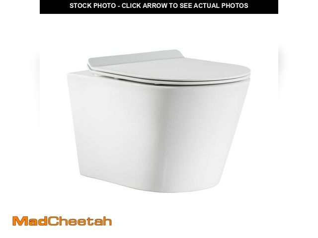 Lot 74-12569995 - Swiss Madison Well Made Forever SM-WT465, Calice Wall-Hung Round Toilet Bowl - UNUSED