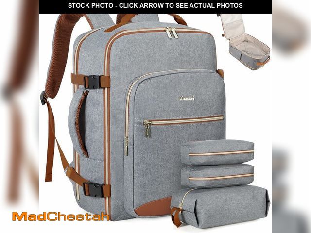 Lot 74-13844657 - LOVEVOOK Travel Backpack for Women &amp; Men 40L,Airline Approved Carry On Backpack Travel Essential...
