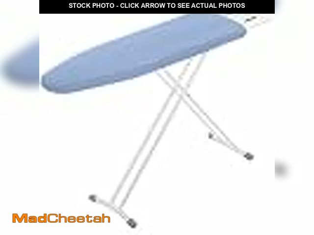 Lot 74-13836011 - KINGBOARD Ironing Board, Compact Iron Board Full Size with Extra Thick Cover, 7 Adjustable Heights S...