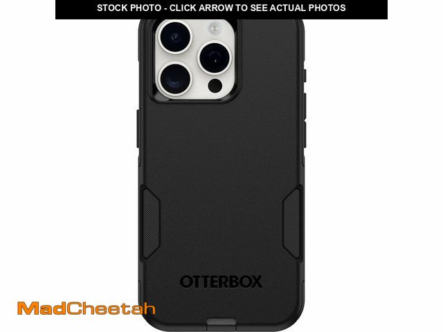Lot 74-14270877 - OtterBox iPhone 15 Pro (Only) Commuter Series Case - Black, Slim &amp; Tough, Pocket-Friendly, with ...