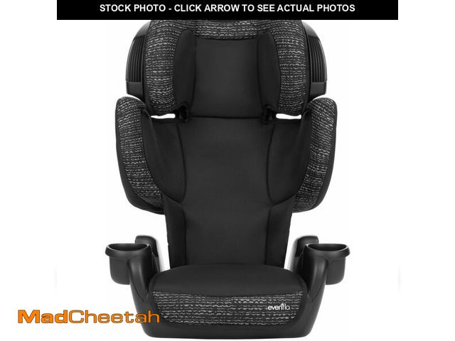 Lot 74-13041324 - Evenflo GoTime LX Booster Car Seat (Chardon Black) mfgd 9/9/25 - UNUSED