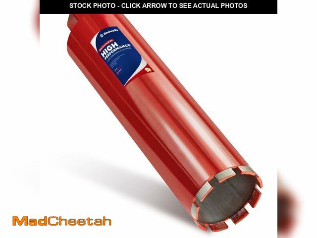 Lot 74-12959259 - DaduoRi Premium 4" Wet Core Drill Bit for Hard Concrete with High-Density Diamond, Precision-Welded ...