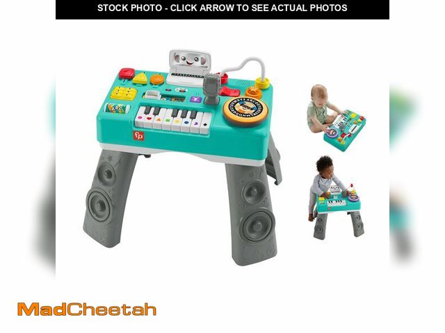 Lot 74-12633006 - Fisher-Price Baby &amp; Toddler Toy Laugh &amp; Learn DJ Table, Educational Musical Activity Center ...
