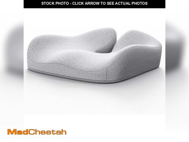 Lot 74-14086504 - Seat Cushion for Office Chair, Memory Foam Coccyx Pillow for Tailbone Pain Relief, Ergonomic Desk Ch...