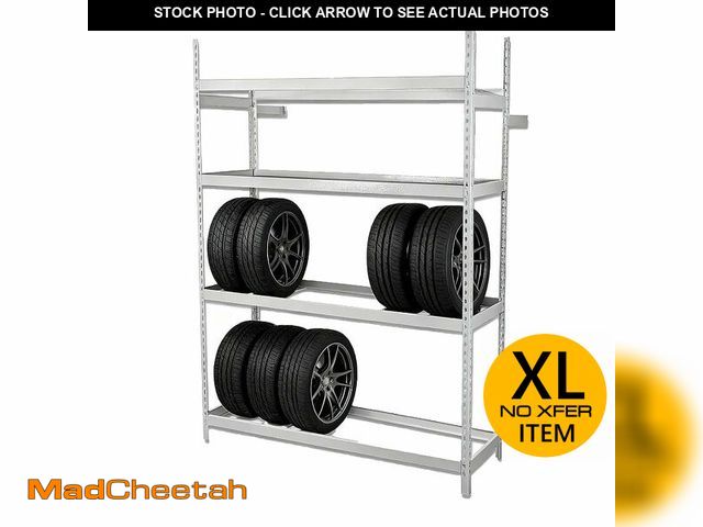 Lot 74-12822685 - Industrial Tire Rack for Garage, Steel 3 Tier Single Entry Tire Storage Stand - UNUSED