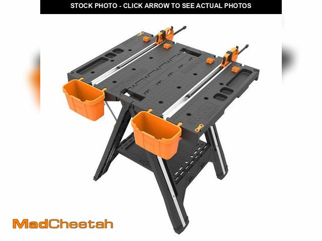 Lot 74-13097884 - Worx WX064 Pegasus Folding Work Table &amp; Sawhorse - UNUSED
