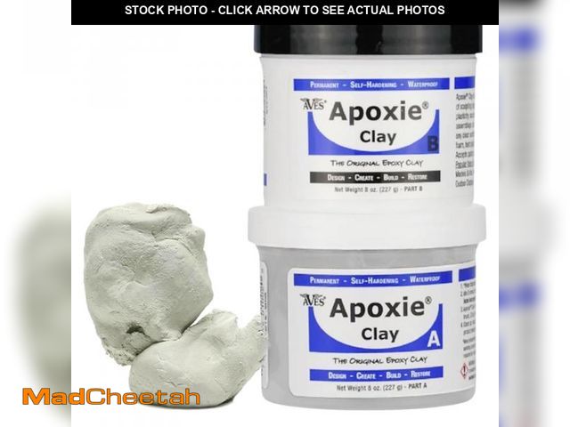 Lot 74-11546736 - Aves Apoxie Clay - 2 Part (A &amp; B) Self Hardening, Modeling Clay - 1 Pound White Apoxie Clay - US...