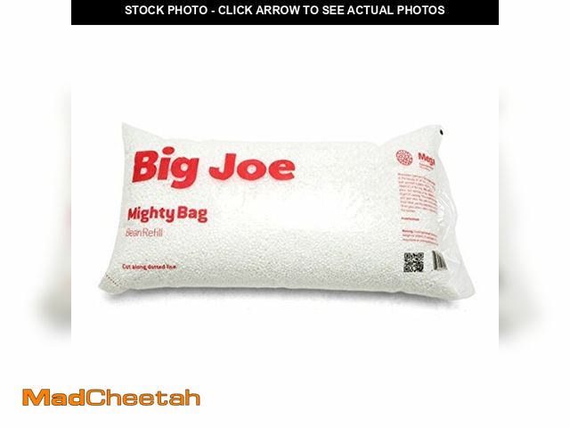 Lot 74-12759920 - (MISSING SOME) Big Joe Bean Refill Polystyrene Beans for Bean Bags or Crafts, 100 Liters - UNUSED