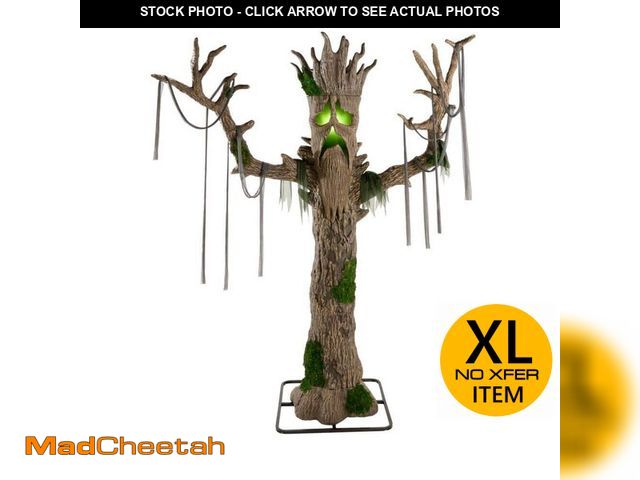 Lot 74-12824133 - Home Accents Holiday 9 Ft. Gruesome Grounds Giant-Sized Color Changing LED Horrifying Hickory H7 - U...