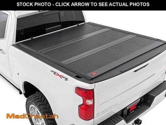 Lot 74-12163432 - Rough Country Hard Tri-Fold Truck Bed Tonneau Cover for Ram 1500 (2009-2018) 2500 (2011-2025) - Low-...