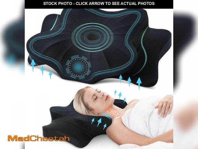 Lot 74-11548966 - DONAMA Cervical Pillow for Neck and Shoulder,Contour Memory Foam Pillow,Ergonomic Neck Support Pillo...