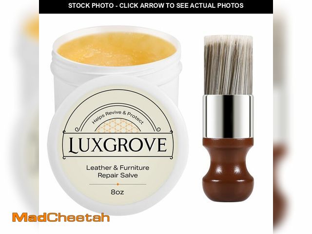 Lot 74-14428910 - LUXGROVEÃÂ® Wood &amp; Leather Furniture Repair Salve with Brush, Conditioner &amp; Polish for Couc...