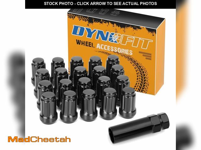 Lot 74-14379924 - Dynofit 12x1.5 6 Spline Lug Nuts Set, 20pc 5lug Small Wheel Nuts Compatible with Honda Chevy Accord ...
