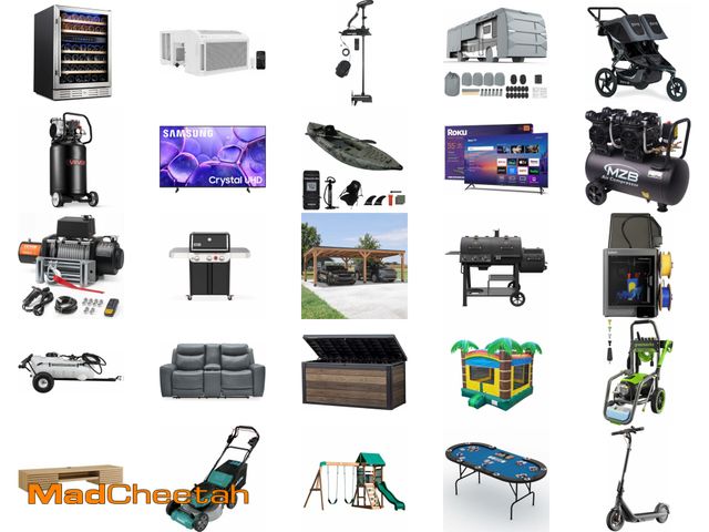 MadCheetah Holland - Overstock, Returns - Home Furnishings, Sports Equipment, Tools and Home Improvement - May 28, 2026