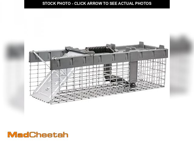 Lot 74-12136992 - Havahart 1026 Small 1-Door Humane Live Catch and Release Animal Trap for Squirrels, Weasels, Chipmun...