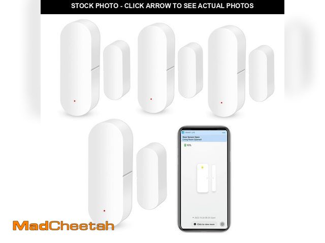 Lot 74-14066394 - WiFi Door Window Sensor: Smart Contact Sensor with App Alerts, Door Open Detector Compatible with Al...