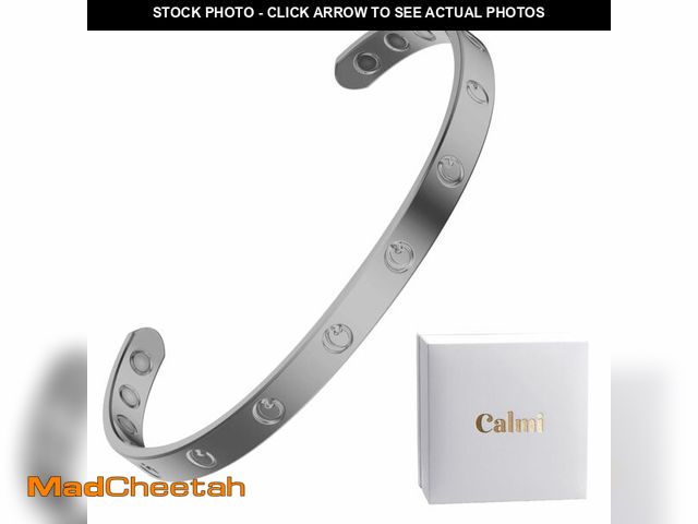 Lot 74-12970392 - CALMI - Magnetic Wellness Bacelet with Adjustable Stainless Steel Design - 18K Gold-Plated - Wearabl...