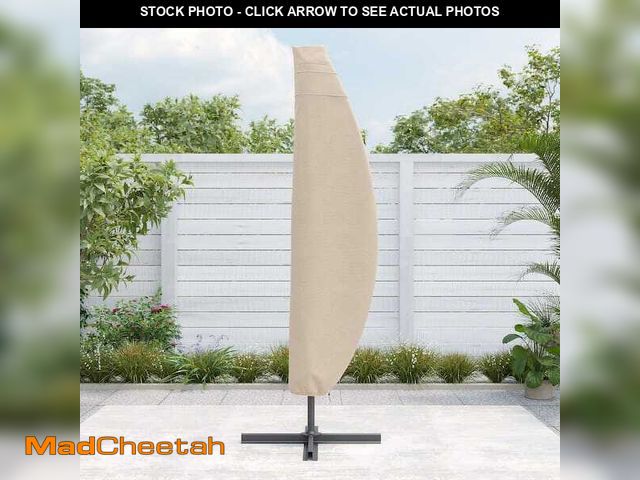 Lot 74-14320575 - Sonkuki Fit for Cantilever Umbrella 9 ft. to 11 ft. Waterproof Outdoor Parasol Offset Umbrella Cover...