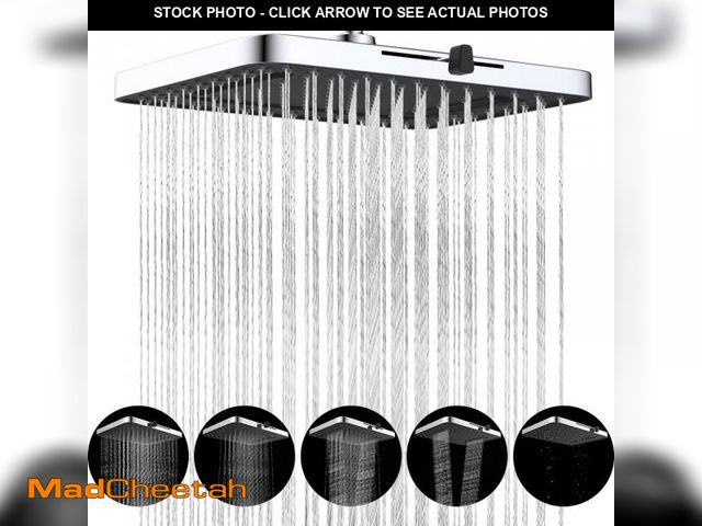 Lot 74-12307702 - Hibbent 5 Spray Modes Shower Head, 13'' High Pressure Rain Shower Head, Large Rainfall Showerhead fo...