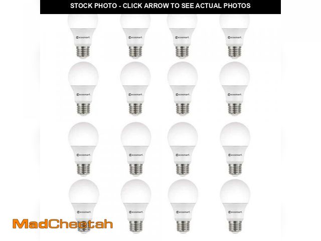 Lot 74-8306398 - 60-Watt Equivalent A19 Dimmable Eco-Incandescent Light Bulb 16 Pack - UNUSED