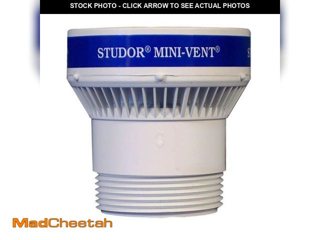 Lot 74-13002540 - STUDOR 1-1/2 in. or 2 in. PVC Mini Vent Air Admittance Valve - UNUSED