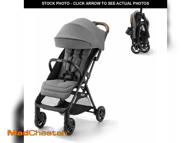 Lot 74-13679976 - Graco Ready2Jet Compact Stroller - Overhead Friendly Compact Travel Stroller with Automatic Fold, Ki...