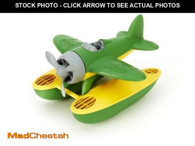 Lot 74-12307320 - Green Toys Seaplane in Green Color - BPA Free, Phthalate Free Floatplane for Improving Pincers Grip....