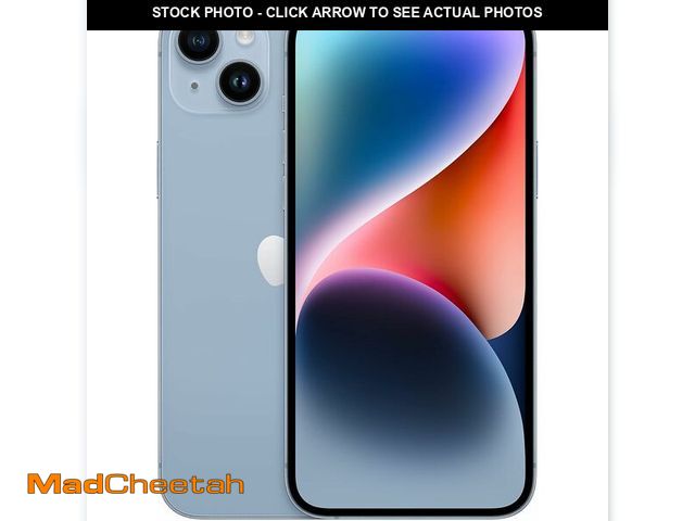 Lot 74-11011595 - Apple iPhone 14 Plus, 128GB, Blue for Unlocked (Renewed Premium) - UNUSED