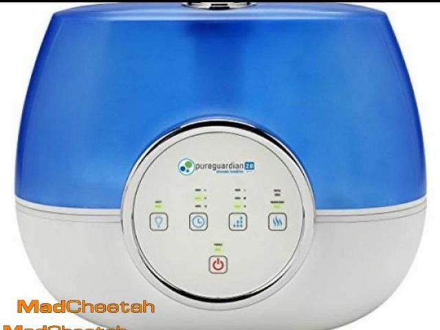 Lot 74-11489281 - PureGuardian H4810AR Ultrasonic Warm and Cool Mist Humidifier for Bedrooms, Quiet, Filter-Free, 120 ...
