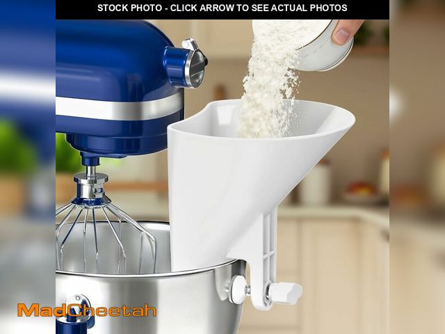 Lot 74-14149343 - KingofKings Flour Funnel for Kitchen Aid Accessories and Attachments, Universal Wide Mouth Pouring C...
