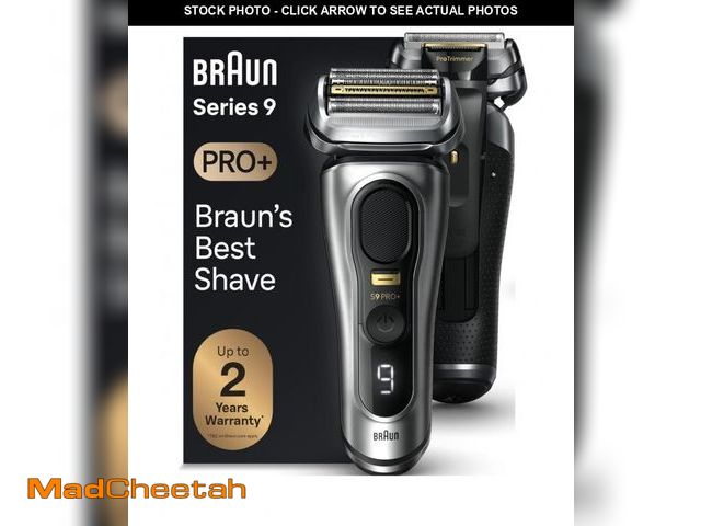 Lot 74-11975802 - Braun Series 9 9517s PRO+ Electric Razor for Men, 5 Pro Shave Elements &amp; Precision Long Hair Pro...