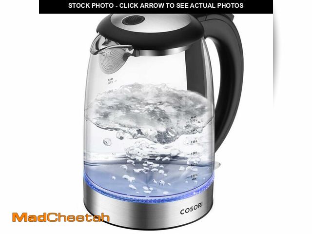 Lot 74-12601666 - Cosori Electric Kettle, No Plastic Filter &amp; Spout, 1.7L Tea Kettle &amp; Hot Water Boiler For Co...