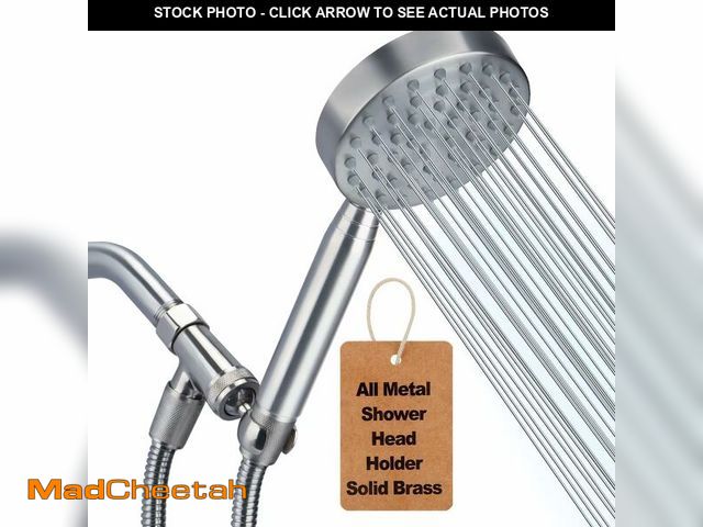 Lot 74-13539956 - All Metal Shower Head with Handheld: High Pressure HandHeId Shower Sprayer with Long Hose 72" Flexib...