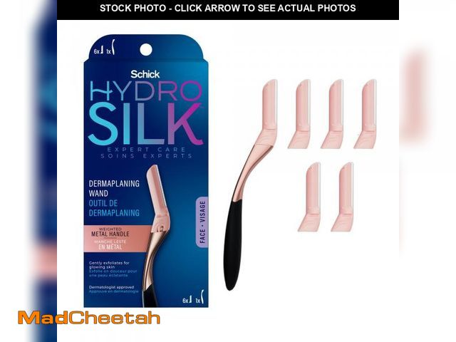 Lot 74-12312590 - Schick Hydro Silk Dermaplaning Wand, Dermaplaning Tool for Face | Dermaplane Razor for Women Face, E...