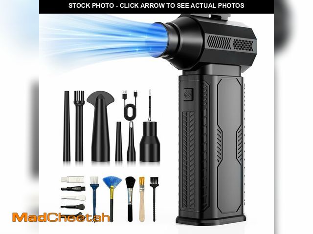 Lot 74-13576991 - ZOAIVR Compressed Air Duster, 130,000RPM Ultra-Powerful Cordless Electric Air Duster with 8000mAh Re...