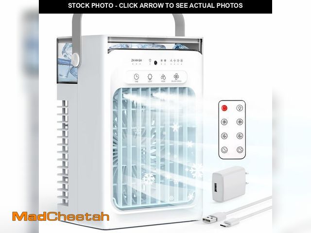 Lot 74-14384183 - Portable Air Conditioners, 3-1 Mini AC Unit with Remote, 4 Speeds Small Air Cooler With 2 Mist Modes...