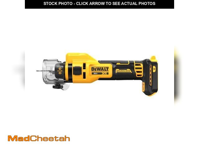 Lot 74-13131153 - DEWALT 20V XR Lithium-Ion Cordless Rotary Drywall Cut-Out Tool - USED