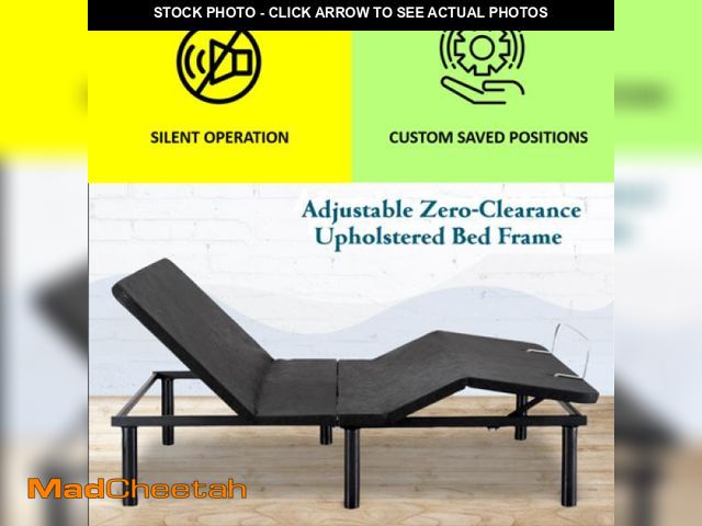 Lot 74-12446191 - Serenity Deep Sleep Enabling 15  Height Twin XL Adjustable Bed Frame  Head &amp; Foot Incline Adjust...