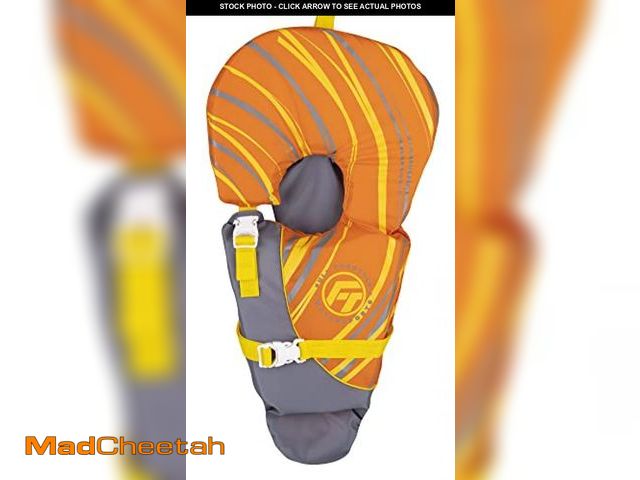 Lot 74-12366000 - Full Throttle Infant Baby-Safe Life Jacket, Orange - UNUSED