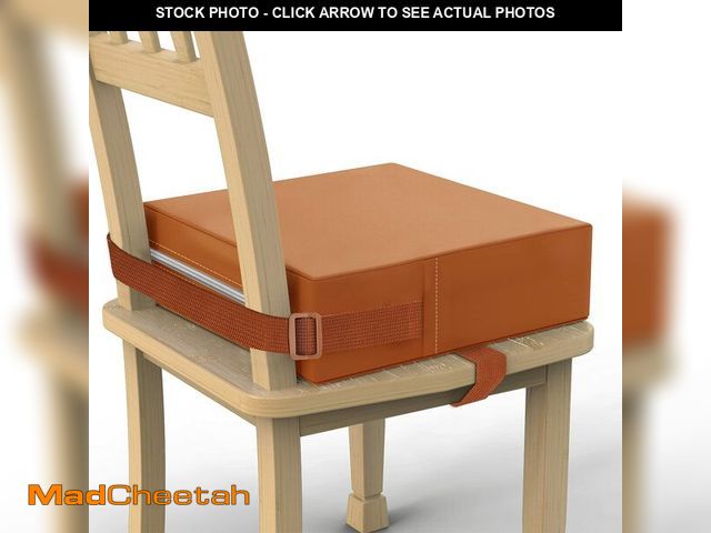 Lot 74-14273210 - Toddler Booster Seat for Dining Table, PU Washable Double Safe Straps Non-Slip Bottom Booster Seat D...