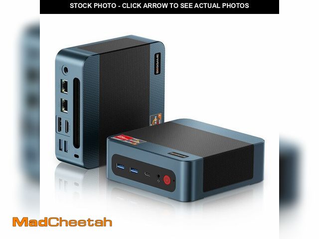 Lot 74-12675233 - BOSGAME P3 Mini PC, AMD Ryzen 7 6800H Mini Computers, 24GB DDR5, 1TB PCIe SSD, 4K Triple Display &am...