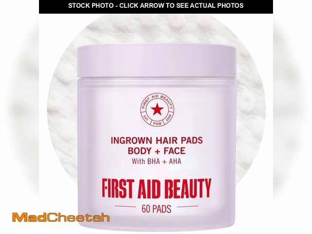Lot 74-14267079 - First Aid Beauty Ingrown Hair Pads, Body &amp; Face with BHA &amp; AHA - Dermatologist-Tested Afters...